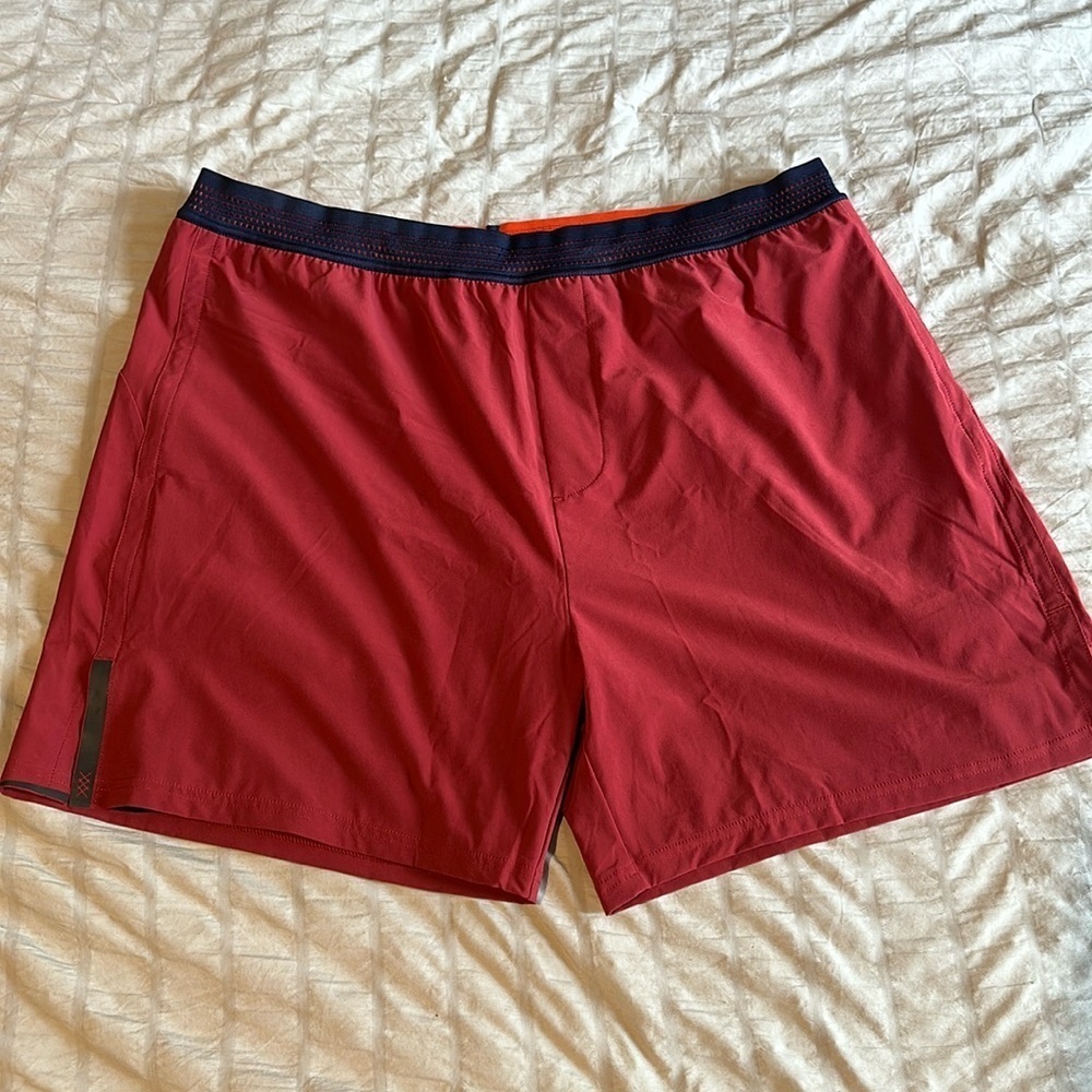 Rhone 6" Swift Short - Lined Carriage Red Size XXL